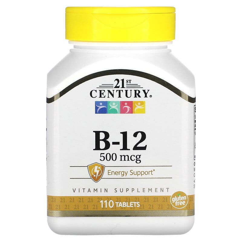 21st Century B-12 500 mcg 110 Tablets 6 Thực phẩm chức năng 21st Century B-12 500 mcg 110 Tablets 740985223093