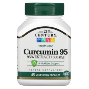 Thuốc bổ 21st Century Curcumin 95 500 mg 45 Vegetarian Capsules 740985227572