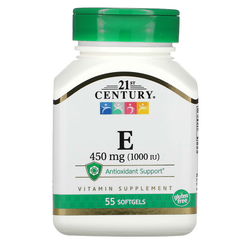 21st Century E 450 mg (1.000 IU) 55 Softgels 6 Thực phẩm chức năng 21st Century E 450 mg (1.000 IU) 55 Softgels 740985223246