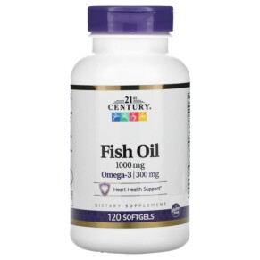 Thuốc bổ 21st Century Fish Oil 1.000 mg 120 Softgels 740985228722