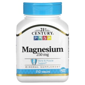Thuốc bổ 21st Century Magnesium 250 mg 110 Tablets 740985227138
