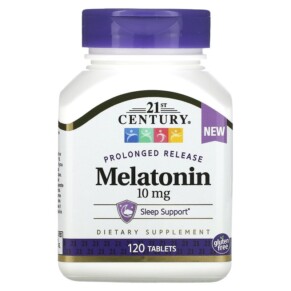 Thuốc bổ 21st Century Prolonged Release Melatonin 10 mg 120 Tablets 740985280287