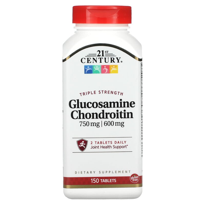 21st Century Triple Strength Glucosamine Chondroitin 150 Tablets 6 Thực phẩm chức năng 21st Century Triple Strength Glucosamine Chondroitin 150 Tablets 740985224816