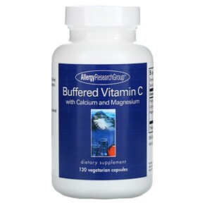 Thuốc bổ Allergy Research Group Buffered Vitamin C with Calcium and Magnesium 120 Vegetarian Capsules 713947700109