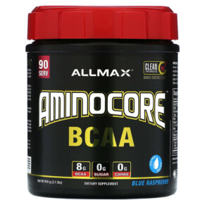 Thuốc bổ ALLMAX AMINOCORE BCAA Blue Raspberry 2.1 lbs (945 g) 665553228716