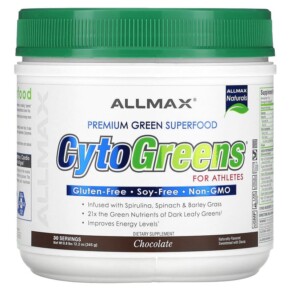 Thuốc bổ ALLMAX CytoGreens For Athletes Chocolate 0.8 lbs (345 g) 665553227597