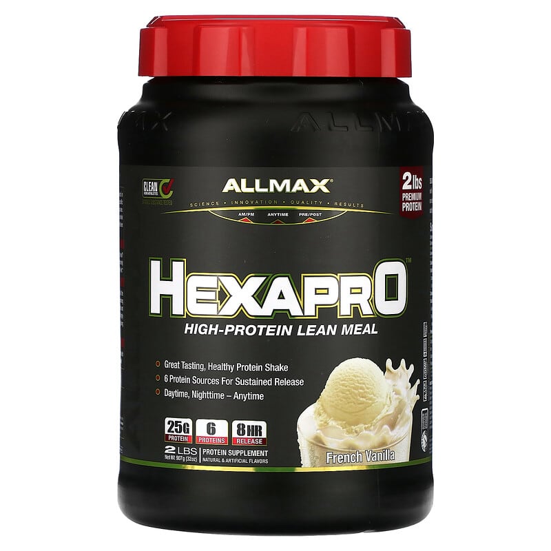 ALLMAX Hexapro High-Protein Lean Meal French Vanilla 2 lbs (907 g) 6 Thực phẩm chức năng ALLMAX Hexapro High-Protein Lean Meal French Vanilla 2 lbs (907 g) 665553228464