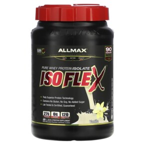 Thuốc bổ ALLMAX Isoflex Pure Whey Protein Isolate Vanilla 2 lbs (907 g) 665553121222