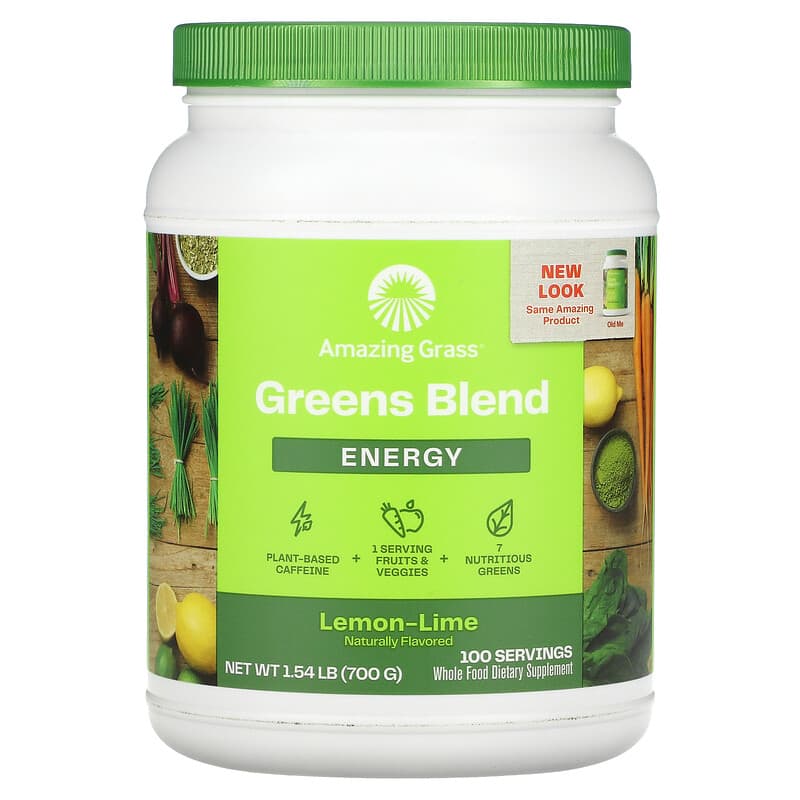 Amazing Grass Green Blend Energy Lemon-Lime 1.54 lb (700 g) 6 Thực phẩm chức năng Amazing Grass Green Blend Energy Lemon-Lime 1.54 lb (700 g) 829835000562
