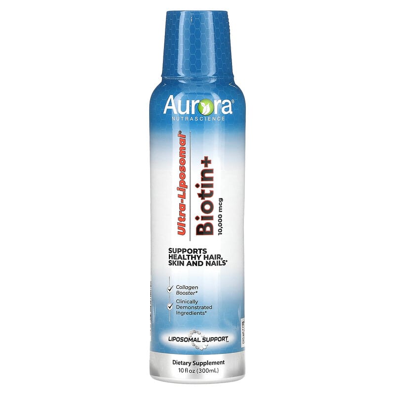 Aurora Nutrascience Ultra-Liposomal Biotin+ 10.000 mcg 10 fl oz (300 ml) 6 Thực phẩm chức năng Aurora Nutrascience Ultra-Liposomal Biotin+ 10.000 mcg 10 fl oz (300 ml) 628504648360