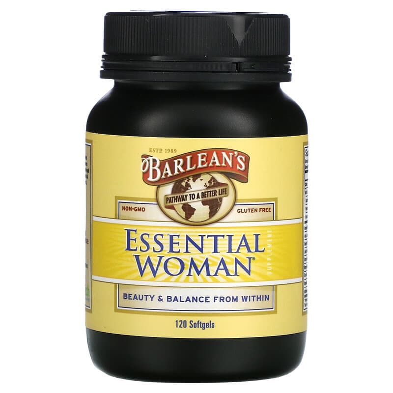 Barlean's Essential Woman Supplement 120 Softgels 6 Thực phẩm chức năng Barlean's Essential Woman Supplement 120 Softgels 705875100137