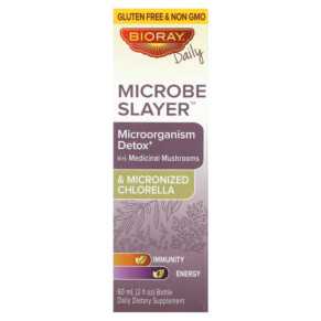 Thuốc bổ Bioray Inc. Microbe Slayer Microorganism Detox Alcohol Free 2 fl oz (60 ml) 646858160062