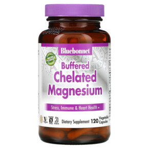 Thuốc bổ Bluebonnet Nutrition Buffered Chelated Magnesium 120 Vegetable Capsules 743715006737