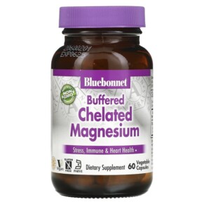 Thuốc bổ Bluebonnet Nutrition Buffered Chelated Magnesium 60 Vegetable Capsules 743715006720