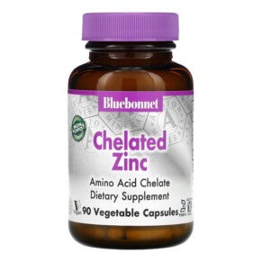 Thuốc bổ Bluebonnet Nutrition Chelated Zinc 90 Vegetable Capsules 743715006805