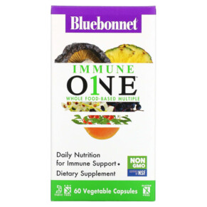 Thuốc bổ Bluebonnet Nutrition Immune One Whole Food-Based Multiple 60 Vegetable Capsules 743715001954