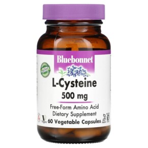 Thuốc bổ Bluebonnet Nutrition L-Cysteine 500 mg 60 Vegetable Capsules 743715000384