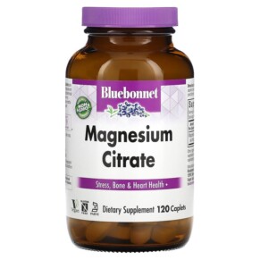 Thuốc bổ Bluebonnet Nutrition Magnesium Citrate 120 Caplets 743715007314