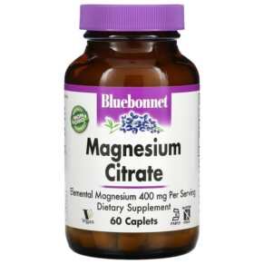 Thuốc bổ Bluebonnet Nutrition Magnesium Citrate 400 mg 60 Caplets 743715007291