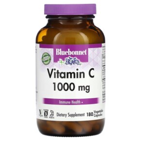Thuốc bổ Bluebonnet Nutrition Vitamin C 1.000 mg 180 Vegetable Capsules 743715005181