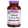 Thuốc bổ Bluebonnet Nutrition Vitamin C D3 & Zinc 100 Vegetable Capsules 743715005570