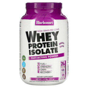 Thuốc bổ Bluebonnet Nutrition Whey Protein Isolate Original 2.2 lbs (992 g) 743715015616