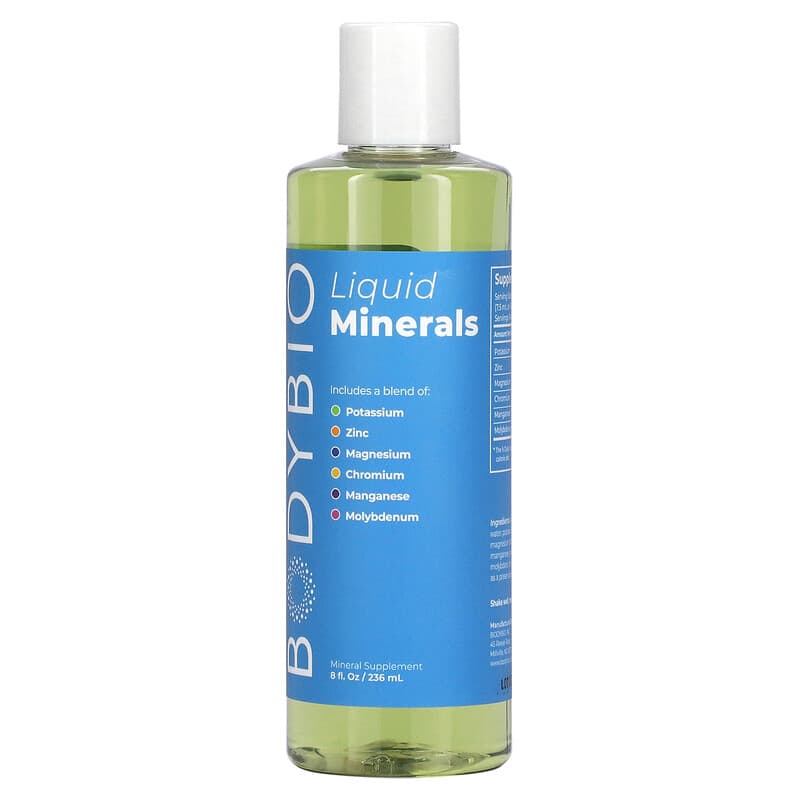 BodyBio Liquid Minerals 8 fl oz (236 ml) 6 Thực phẩm chức năng BodyBio Liquid Minerals 8 fl oz (236 ml) 743474918005
