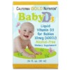 Thuốc bổ California Gold Nutrition Baby Vitamin D3 Liquid 10 mcg (400 IU) 0.34 fl oz (10 ml) 898220010349