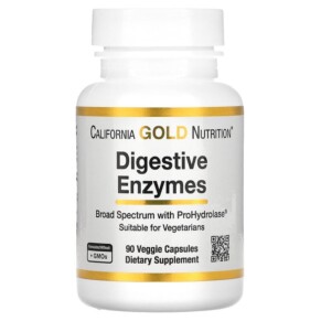 Thuốc bổ California Gold Nutrition Digestive Enzymes 90 Veggie Capsules 898220011551