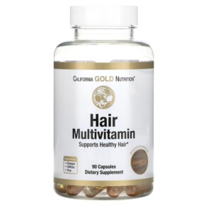 Thuốc bổ California Gold Nutrition Hair Multivitamin 90 Gelatin Capsules 898220019151
