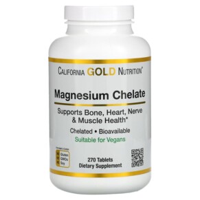 Thuốc bổ California Gold Nutrition Magnesium Chelate 270 Tablets 898220019694