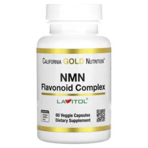 Thuốc bổ California Gold Nutrition NMN Flavonoid Complex 60 Veggie Capsules 898220019229