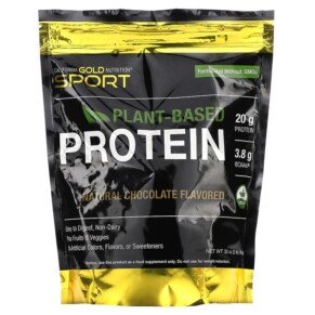 Thuốc bổ California Gold Nutrition SPORT - Plant-Based Protein Chocolate 2 lb Pouch 898220013487