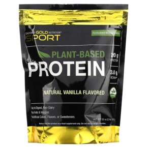 Thuốc bổ California Gold Nutrition SPORT - Vegan Protein Vanilla 2 lbs Pouch 898220013500