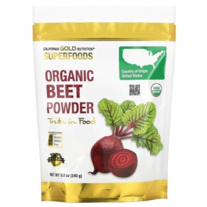 Thuốc bổ California Gold Nutrition SUPERFOODS - Organic Beet Powder 8.5 oz (240 g) 898220012138