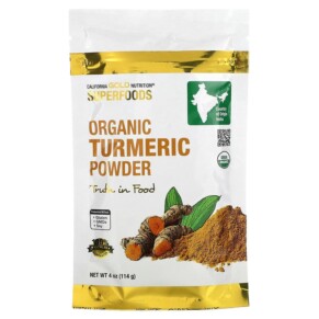 Thuốc bổ California Gold Nutrition SUPERFOODS - Organic Turmeric Powder 4 oz (114 g) 898220013661