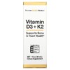 Thuốc bổ California Gold Nutrition Vitamin D3 + K2 25 mcg (1.000 IU) 1 fl oz (30 ml) 898220020492