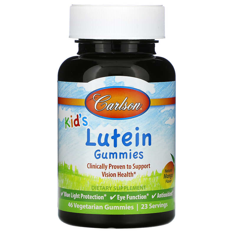 Carlson Kid's Lutein Gummies Natural Mango 46 Vegetarian Gummies 6 Thực phẩm chức năng Carlson Kid's Lutein Gummies Natural Mango 46 Vegetarian Gummies 088395496301