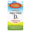 Thuốc bổ Carlson Super Daily D3 25 mcg (1.000 IU) 0.35 fl oz (10.3 ml) 088395012709