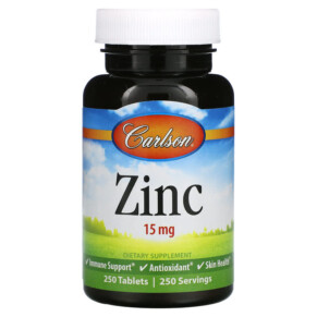 Thuốc bổ Carlson Zinc 15 mg 250 Tablets 088395053122