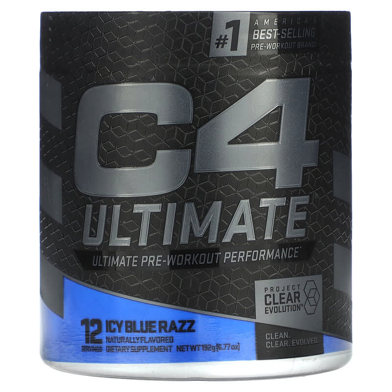 Cellucor C4 Ultimate Pre-Workout Performance Icy Blue Razz 6.77 oz (192 g) 6 Thực phẩm chức năng Cellucor C4 Ultimate Pre-Workout Performance Icy Blue Razz 6.77 oz (192 g) 842595119251
