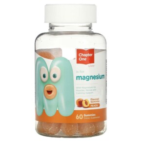 Thuốc bổ Chapter One M is for Magnesium Peach 60 Gummies 848998041267