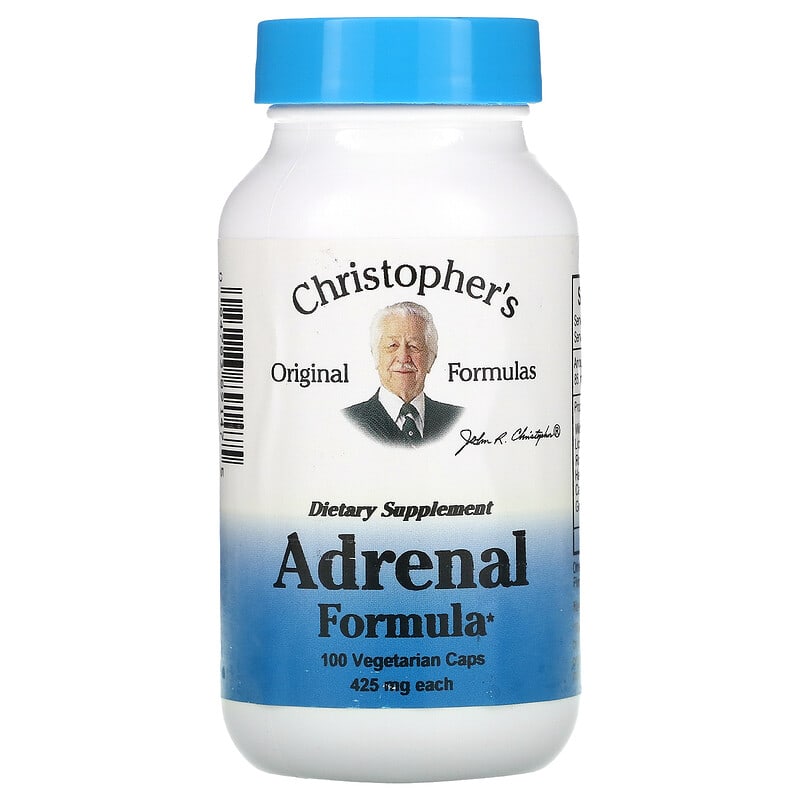 Christopher's Original Formulas Adrenal Formula 425 mg 100 Vegetarian Caps 6 Thực phẩm chức năng Christopher's Original Formulas Adrenal Formula 425 mg 100 Vegetarian Caps 084783891475