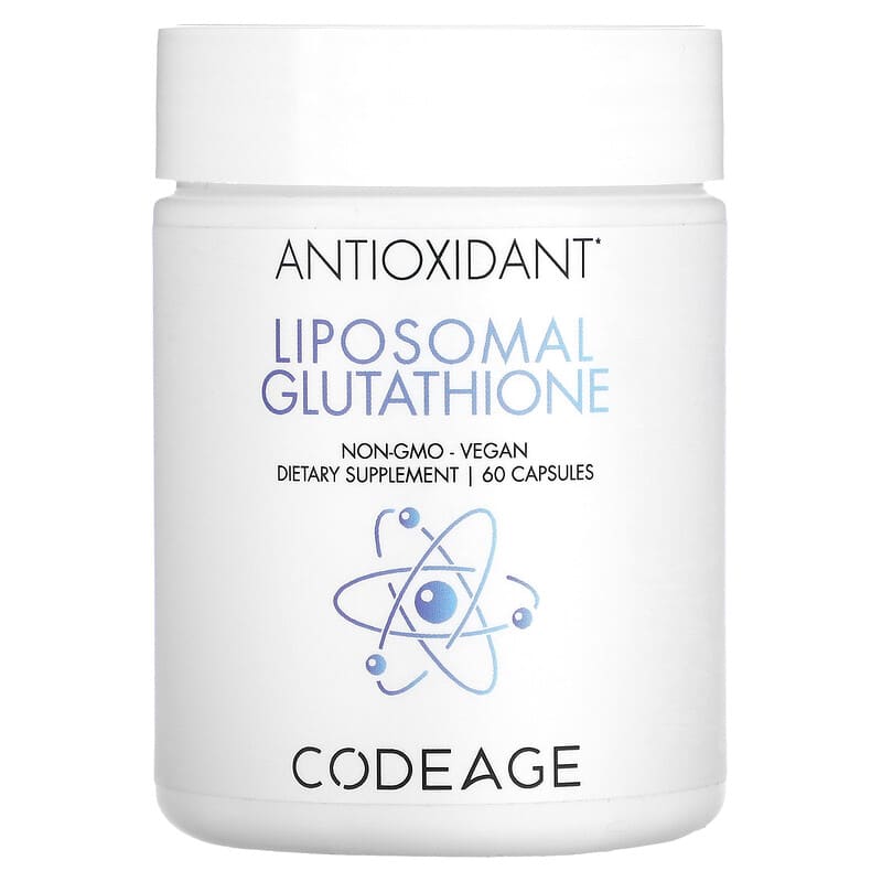 thực phẩm chức năng glutathione Codeage Antioxidant Liposomal 60 Capsules 853919008229 GSS Gene Glutathione synthetase Suitable for skin type: All skin types Type:Blanche Classic Drip