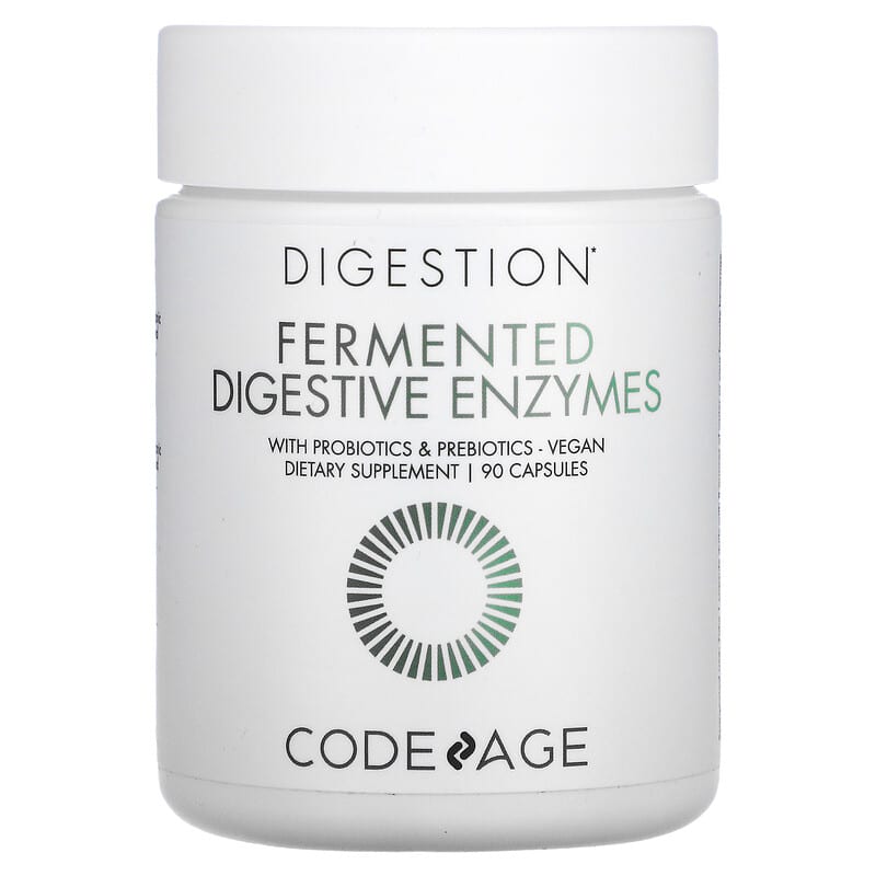 Codeage Fermented Digestive Enzymes with Probiotics & Prebiotics Vegan 90 Capsules 6 Thực phẩm chức năng Codeage Fermented Digestive Enzymes with Probiotics & Prebiotics Vegan 90 Capsules 853919008502