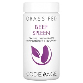 Thuốc bổ Codeage Grass-Fed Beef Spleen 180 Capsules 853919008168