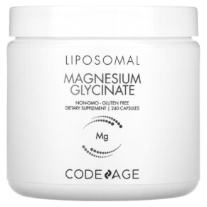 Thuốc bổ Codeage Liposomal Magnesium Glycinate 240 Capsules 850026121643