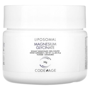 Thuốc bổ Codeage Liposomal Magnesium Glycinate Powder Unflavored 3 oz (85.2 g) 850026121919