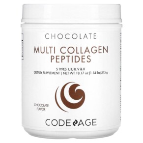 Thuốc bổ Codeage Multi Collagen Peptides 5 Types Collagen I II III V & X Chocolate 18.17 oz (515 g) 853919008199