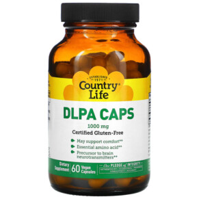 Thuốc bổ Country Life DLPA Caps 1.000 mg 60 Vegan Capsules 015794013686